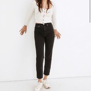madewell classic straight jean
